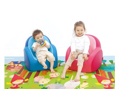 Kids Sofa - Dětské křeslo hnědé